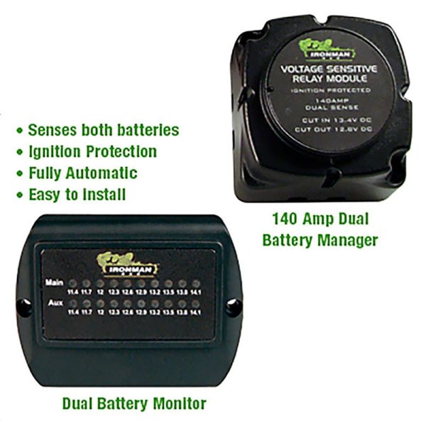 Ironman 4×4 140 Amp Dual Battery Kits